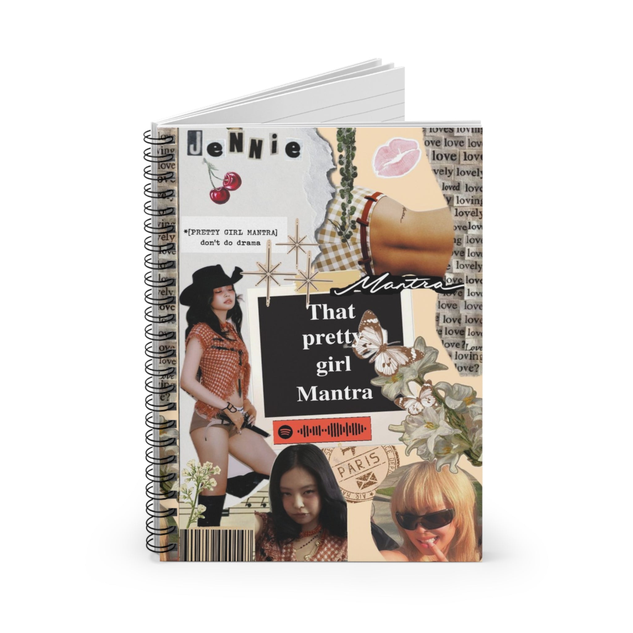 Jennie Spiral Notebook (Mantra ver.)