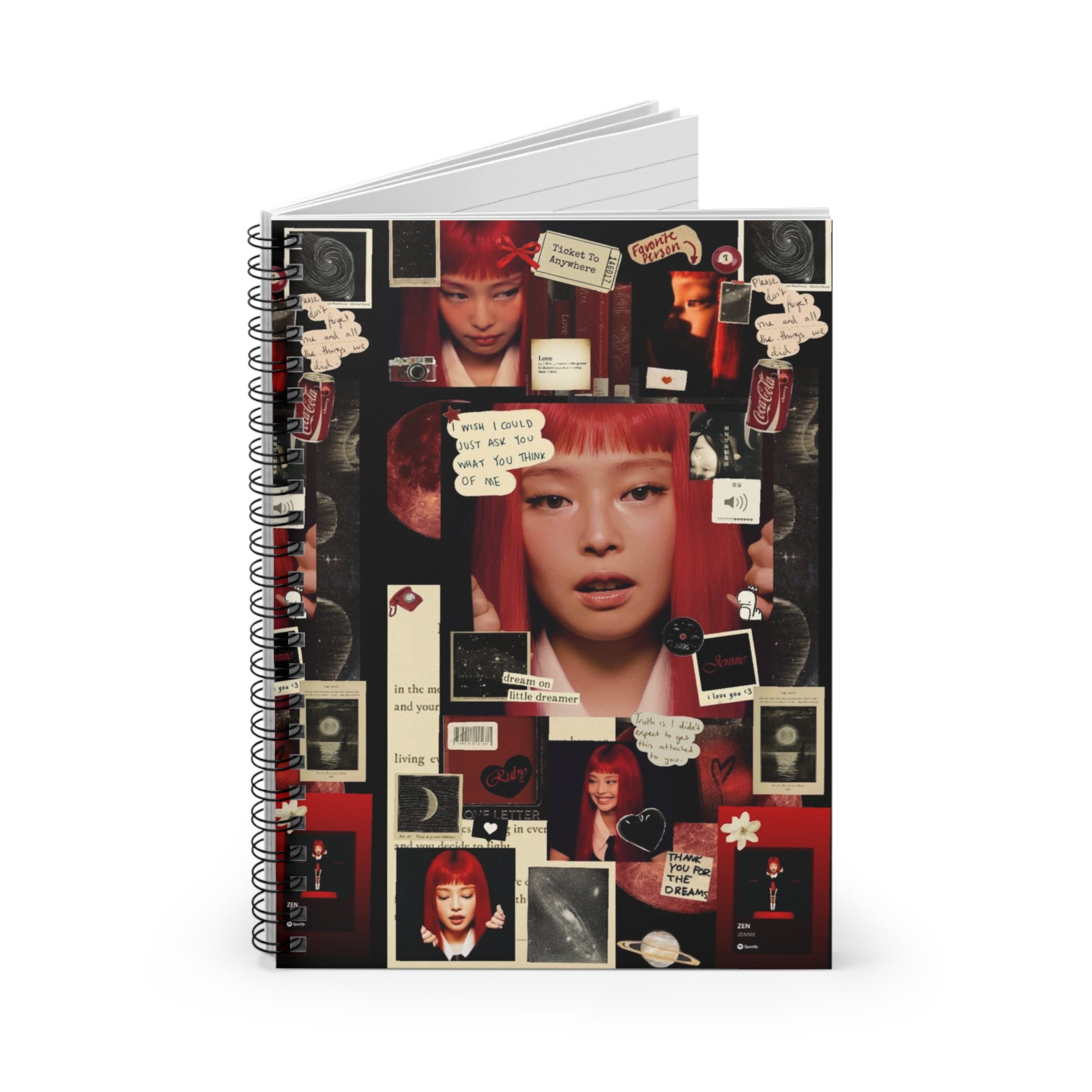Jennie Spiral Notebook (Ruby ver.)