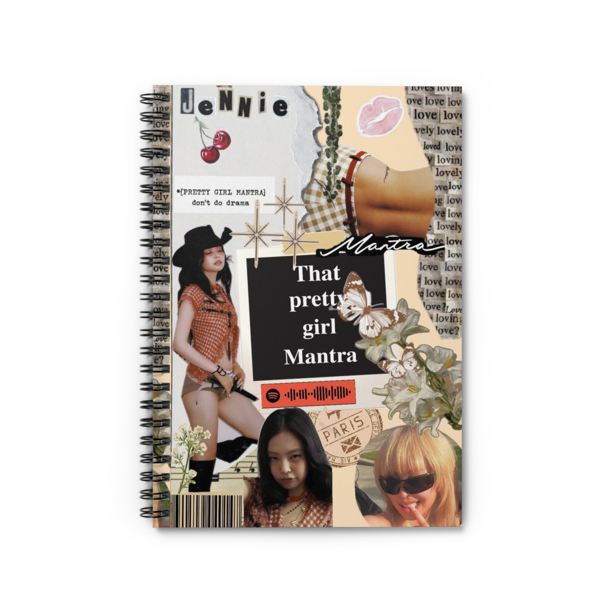 Jennie Spiral Notebook (Mantra ver.)